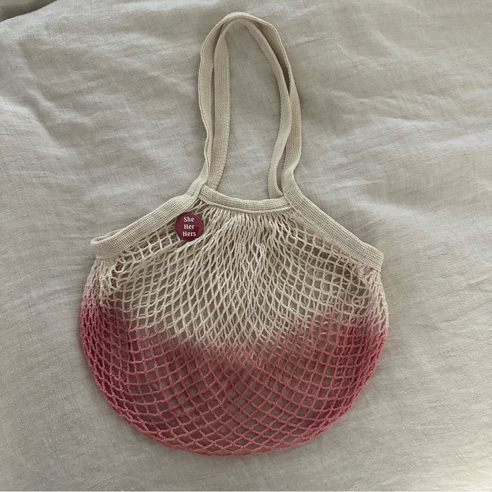 Dip dye market tote by Camp Collection
